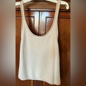 Nine West Cream Knit Tank Top